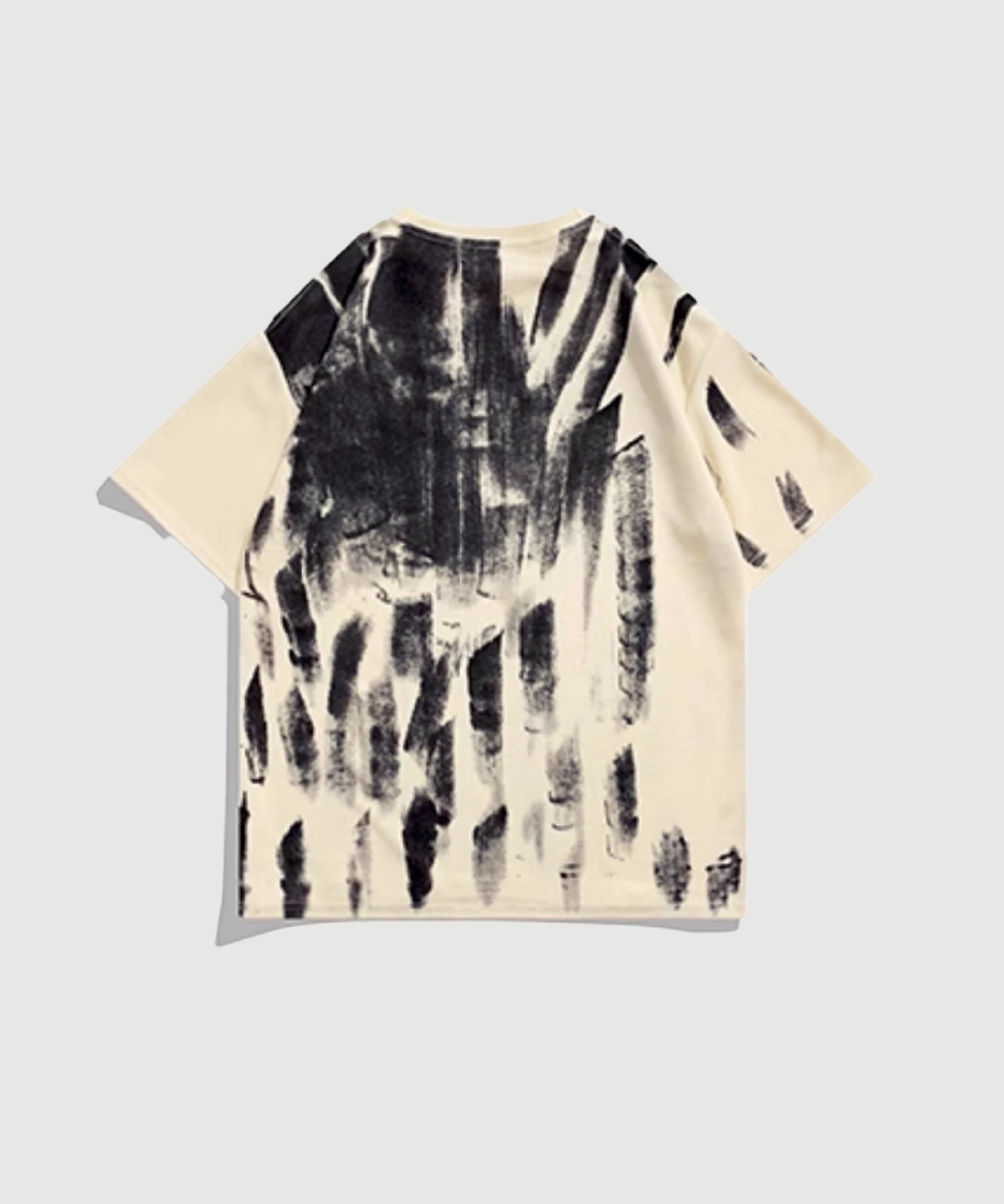 Tie-Dye Graffiti Letter Short Sleeve T-Shirt