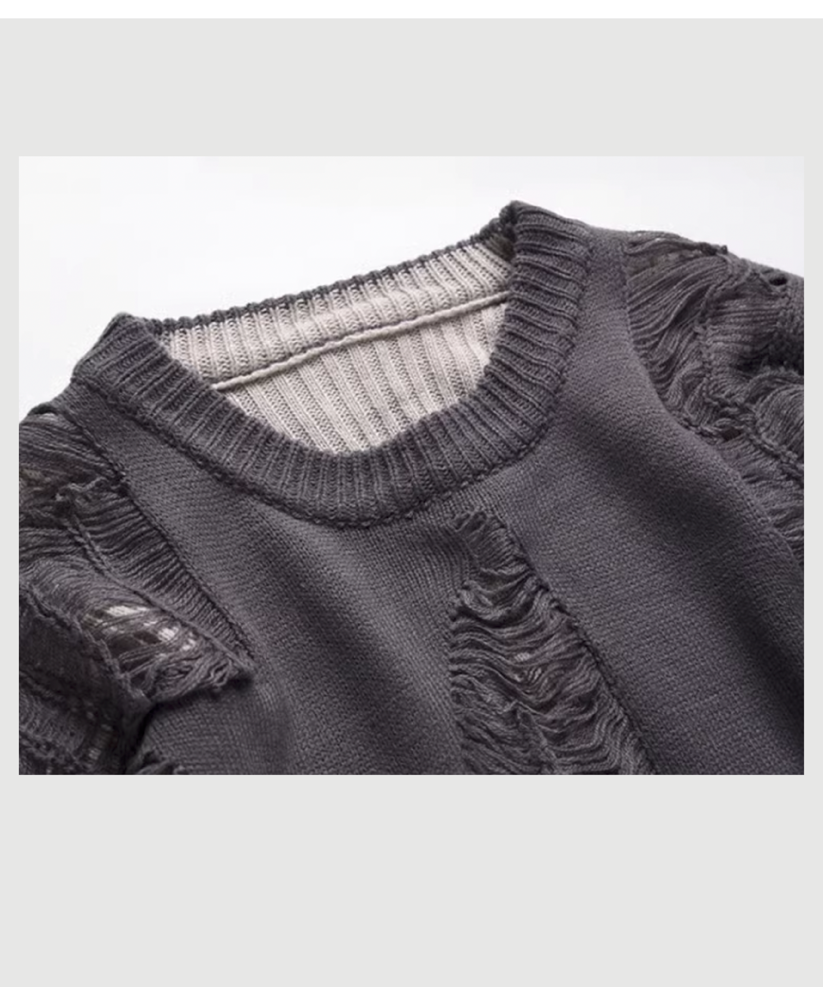 Distressed Luxe Knitwear